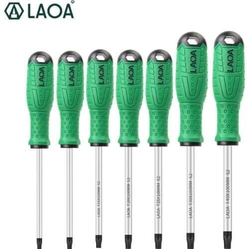 GRAND SALE Magnetic Torx screwdriver 7pcs S2 alloy steel T8/T10/T15/T20/T25/T30/T40 Torx screwdrivers
