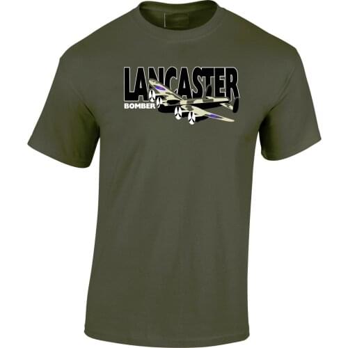 2019 New Summer Style Fashion T-shirt Avro Lancaster Bomber Mens Air Plane T-Shirt Gift Set