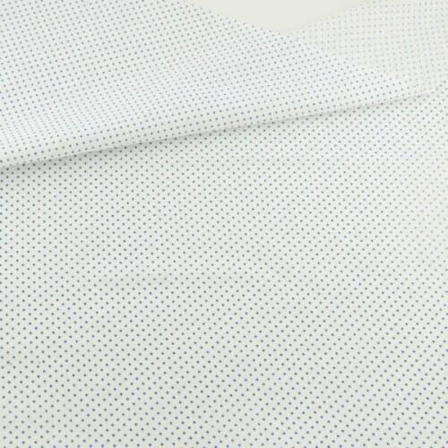 New Arrivals 100% Cotton Fabric Blue Dots Design Doll Sewing Clothing Patchwork Fat Quarter Art Work Garment Tissue Telas Tecido