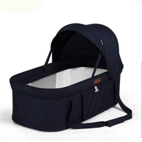 Portable crib mid-bed multi-function folding out baby crib newborn baby infant bionic bed