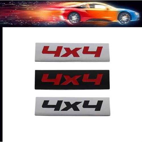 Premium 4X4 All-Wheel Drive car Engine Hood Fender trunk Tail Rear Bonnet Nameplate Decal Emblem Badge Sticker for Universal