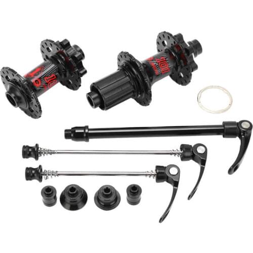 Bicycle Bearing Hub Quick Release Skewer Barrel Shaft 32 Holes 8-11 Speed 72 Ring 4 Bearing Bike Hub Bearing Bike Disc Brake Hub