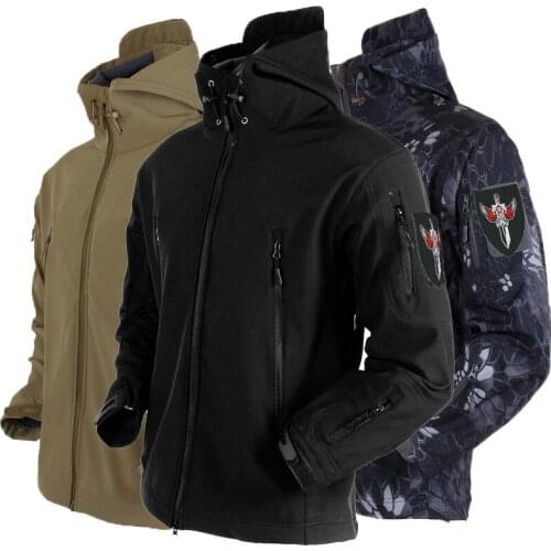 High quality Lurker Shark skin Soft Shell TAD V 4.0 Outdoor Military Tactical Jacket Waterproof Windproof Sports Army Clothing