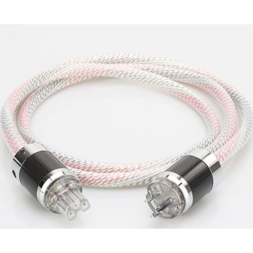 Hi-End Valhalla power line HIFI POWER CABLE 7N OFC Power Cord with US Plug Amplifier CD, Decoder, Power Wire