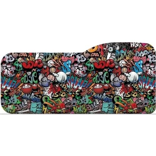 Xl Gaming Player Mouse Pad Graffiti Model 73X33 Cm