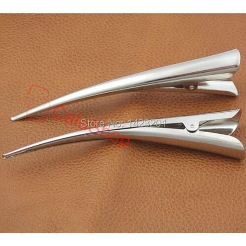 130mm 5'' 20 pcs/ Lot Hair Alligator Beak Clip Clamp bow Prong Accessory Free Shipping A89F3