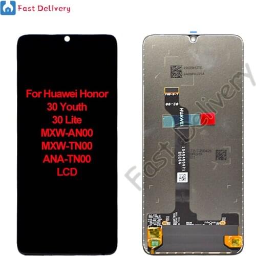 For Huawei Honor 30 Youth 30 Lite LCD Display Touch Screen Digitizer Assembly For Huawei Honor MXW-AN00 MXW-TN00 ANA-TN00 lcd
