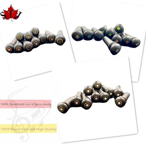10pcs 3 styles new Acoustic Guitar Ebony end Pins inlay nice Abalone Dot