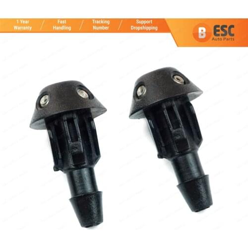 ESC ESP560 2 Pieces Front Windscreen Water Washer Nozzle Spray Jets for Peugeot 106 206 306 506 Renault 5