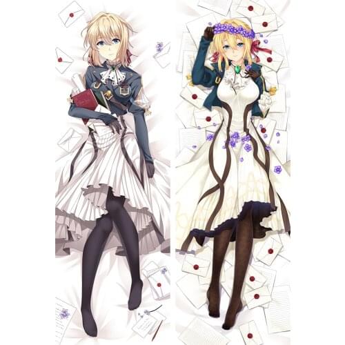 2019-February update Anime Violet Evergarden sexy girl Cattleya Dakimakura body Decorative Pillow case Hugging Body Pillow Cover