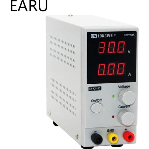 30V 10A LED Display Adjustable Switching Regulator DC Power Supply Laptop Repair Rework 110V - 220V Current Voltage Stabilizers