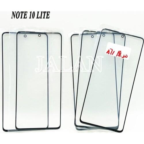 5pcs For Samsung Note 10 lite glass panel with OCA