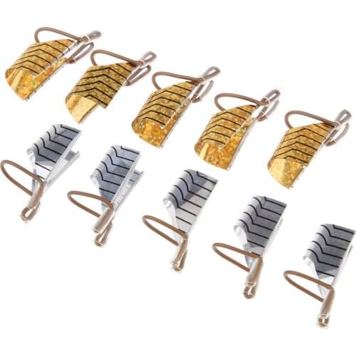 5pcs Reusable Nail Art Forms UV Gel Acrylic Tips Protector Tool