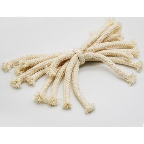 5pcs Cotton Wick Alcohol Lamps Wick 15cm Round Oil Kerosene Alcohol Lamp Torch Wine Bottle Wick Burner Teaching Equipment