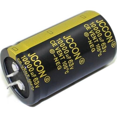 JCCON Horn Aluminum Electrolytic Capacitor 63v10000uf Volume 30x50 Audio Amplifier Audio