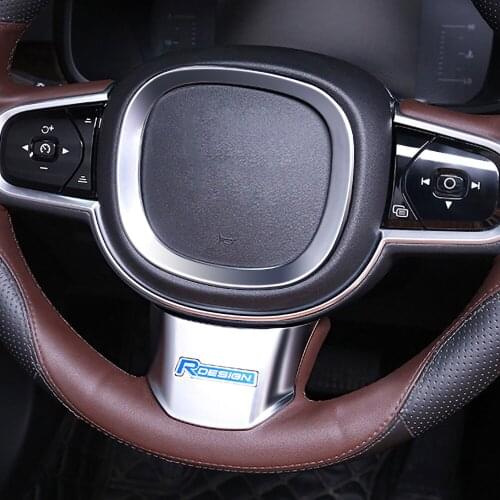 Car Steering Sticker Frame For Volvo XC60 XC90 V90 V60 S90 S60 B5 B6 Volvo Decoration Ring Volvo Steering Wheel Sticker