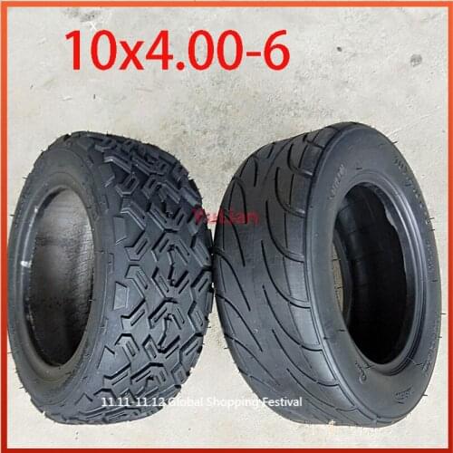 10X4.00-6 Tire Tubeless Vacuum Tyre for Electric Balancing Car Scooter 10*4.00-6 Thick Rubber Tyre for Mini Motorcycle