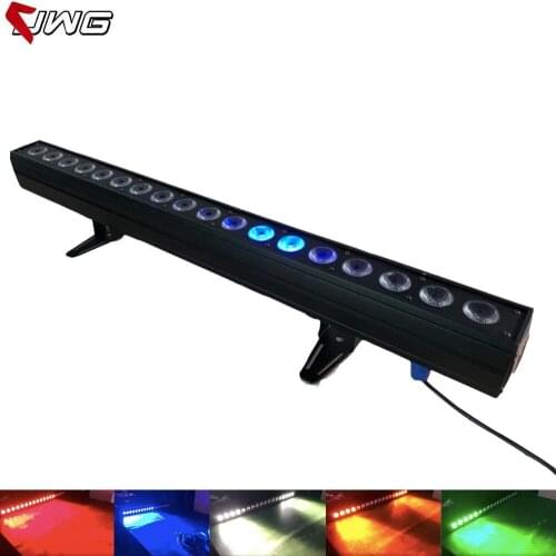 Free Shipping New Arrival DJ Led Pixel Chasing Effect 18X15W RGBWA 5IN1 DMX Led Wall Washer Light 200W
