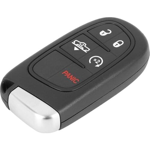 X Autohaux Brand New Car Key Fob Shell Case Black Replacement Car Remote Key Case GQ4-54T for Jeep Grand Cherokee 2014-2018