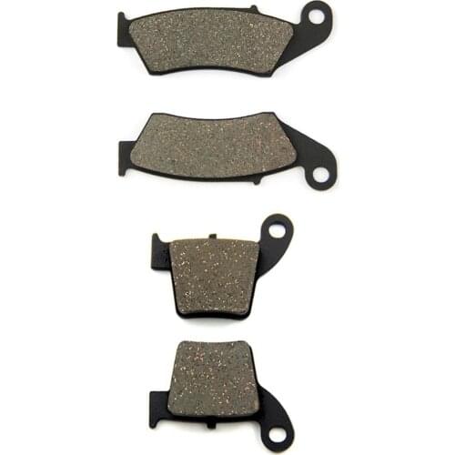 SOMMET Motorcycle Front + Rear Brake Pads Disks for Honda CRF250 R/X (04-16)/CRF450 R/X (02-16) CRF450R CRF 450 CRF 250 CRF250X