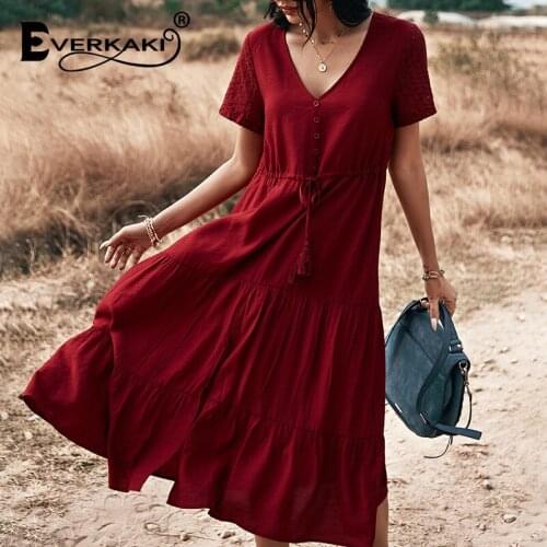 Голубые летние платья Everkaki China At AliExpress