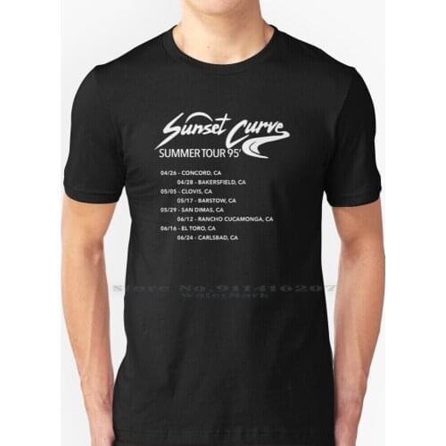 Sunset Curve Tour Dates 95’ T Shirt 100% Pure Cotton Julie And The Phantoms Jatp Phantoms Fantoms Julie Molina Reggie Alex Luke