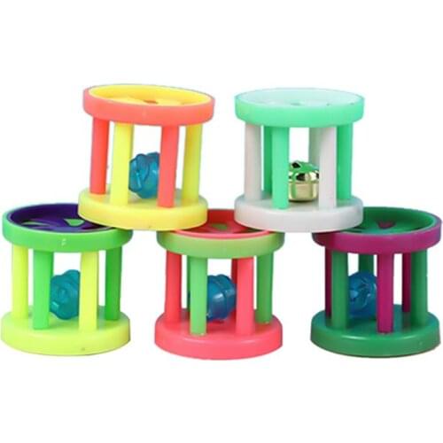 Pet Cat Toy Creative Cat Rattle Ball Toys With Small Bells Interactive Kitten Teasing Toy Indoor Cats Playing Exercise Supplies