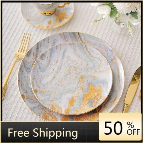 Cute Wedding Plate Set Porcelain Tableware Kitchen Porcelain Dinner Sets Japanese Plate Pratos De Jantar Conjunto Tableware Set