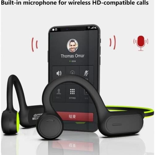 Fashion Wireless Headphone Open Ear Long Standby Sweatproof IPX4 Waterproof Bluetooth-compatible Headphone