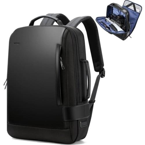 Mens Business Trip Backpack 2021 New High Quality Waterproof Laptop with USB Charging Large Lightness Black Backpacks K089