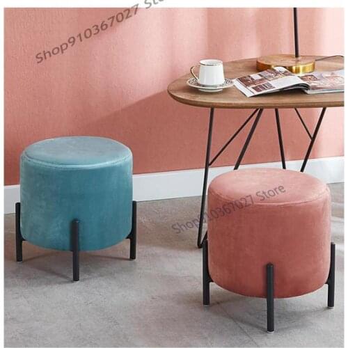 Living Room Coffee Table Small Stool Household Low Sofa Stool Bench Shoe Stool Adult Light Luxury Shoe Replacement Stool