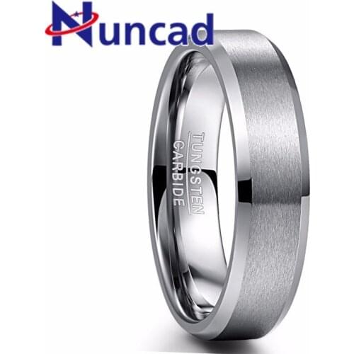 2019 New Hot Sales Silver Solid Classic New Pattern Mens Tungsten Wedding Rings Punk Style Rings For Male Men Birthday Present