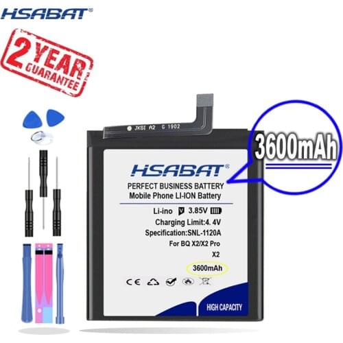 New Arrival [ HSABAT ] 3600mAh Replacement Battery for BQ X2 X2pro
