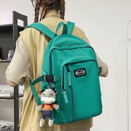 NEW Schoolbag Female College Backpack Junior High School Student Large Capacity Korean Harajuku Ulzzang Backpack Fashion Ins