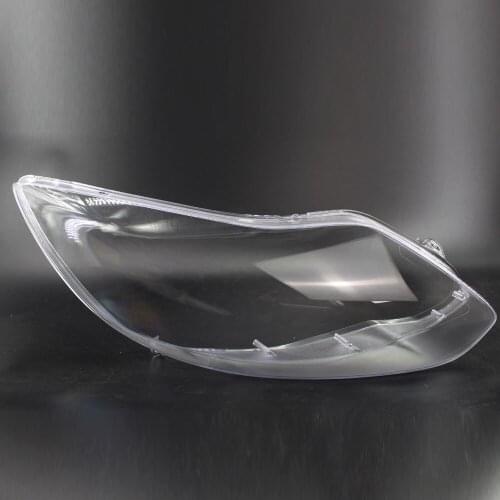 1 Pair ABS Headlight Transparent Cover Front Left Right Lamp Protective Shell Car Replacement Parts for Ford Focus 2012-2015