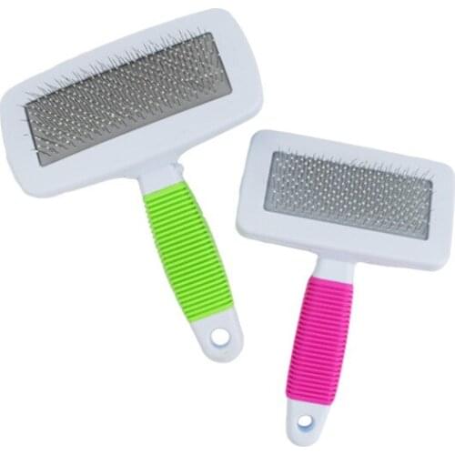Pet comb Non-slip handle brushes Cats and dogs clean fur Pet cleaning supplies,Q349