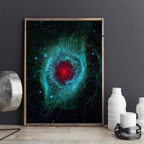 HD Modern Canvas Painting Outer Space Black Hole Skull Posters and Prints Oil Art Landscape Picture On the Wall Home Decoration