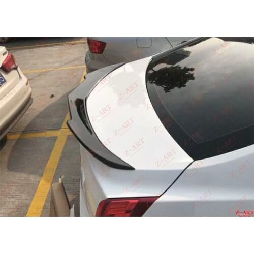 Z-ART Carbon fiber rear spoiler for cadillac ATS carbon fiber rear trunk spoiler for cadillac ATS 2014-2019 rear boot spoiler