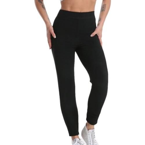 Women Sports Sweat Clothes Yoga Sauna Hiking Pants Fitness Body Shaping Weight Loss Work Out Fat Burning Trousers