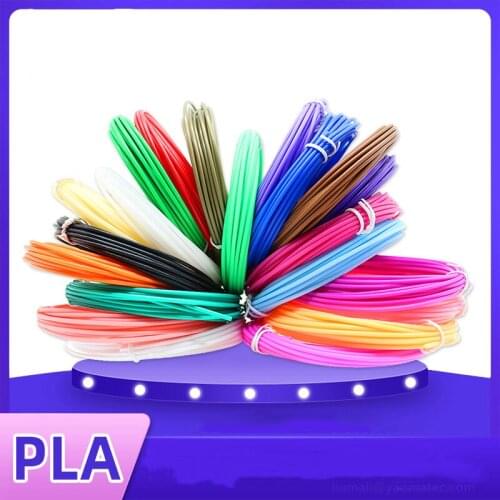 10 rolls Use For 3D Printing Pen 1.75MM ABS Filament Threads Plastic 3 d Printer Materials For Kid Drawing Toys
