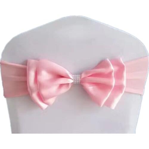 100 pcs/lot wedding chair knot/bows for chairs/knot chair Free Shipping