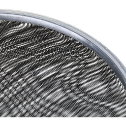 2 X Two-Ply Mesh Drum Head Set Silent Drumheads Black Bass Drum , 8in 12in