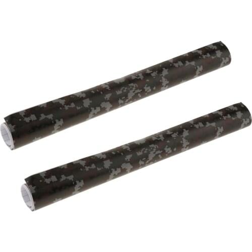2pcs Woodland Camo vinyl car boat vehicle wrap Sticker Camouflage Decal