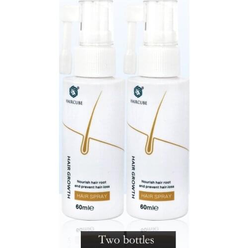 2 Pcs HAIRCUB Hair Growth Spray for Fast Hair Growth Anti Hair Loss Treatment Hair Care Spray Thickener Hair Growth Essence Oil
