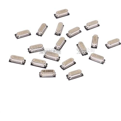 20PCS SMD Full Range Of Passive Crystal Oscillator 4M 8M 11.0592M 12M 16M 24M 32MHZ49SMD Type 2 Feet