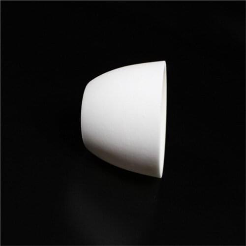 99.3% alumina crucible / 40ml / with lids / Arc-Shaped / corundum crucible / Al2O3 ceramic crucible / Sintered crucible