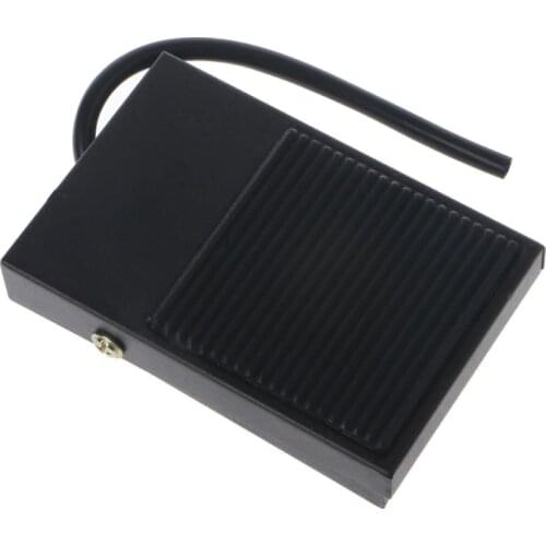 AC 250V 10A Heavy Duty Metal Momentary Electric Power Antislip Foot Pedal Switch