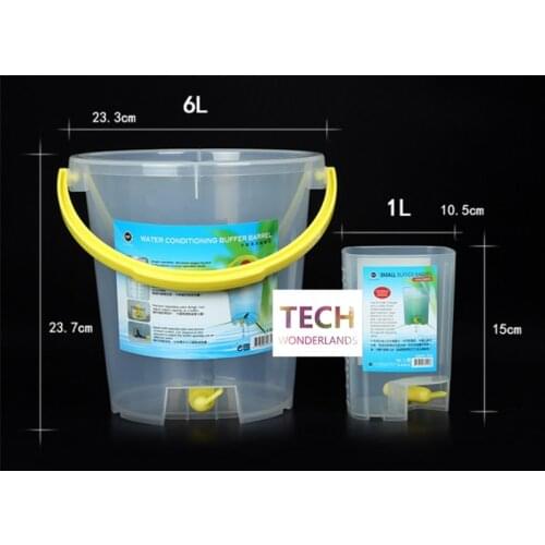 UP aquarium drip bucket buffer water exchange slow drop fish shrimp tank