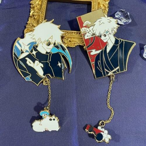 Cosmile Anime Jujutsu Kaisen Gojo Satoru metal badge brooch pin pendant collection bedge limited in stock gifts N