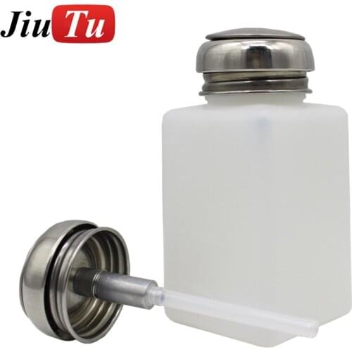 New Nail Polish Remover Alcohol Liquid Press Pumping Dispenser Cleaner Bottle 200ml